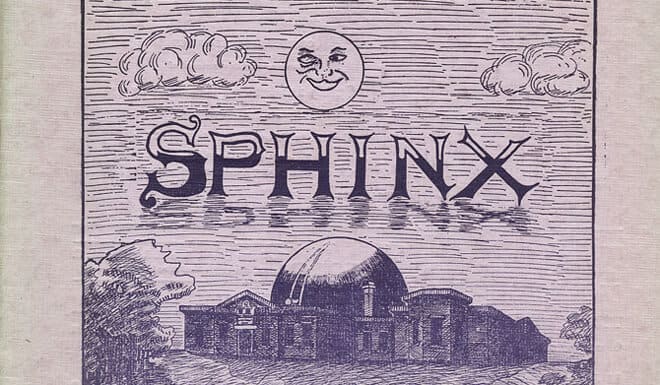 Cover of the Sphinx from 1910. (Image courtesy of UW Archives.)