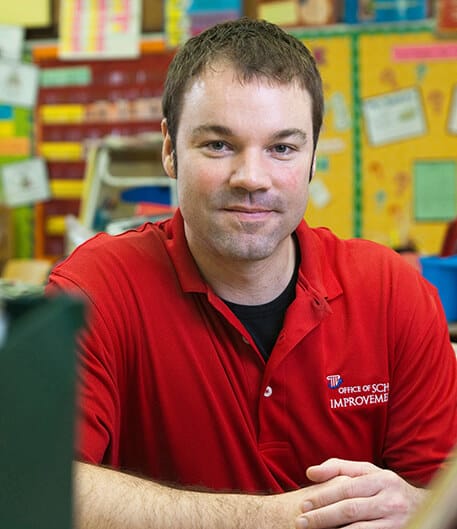 Portrait of Don Fraynd at his Chicago school.