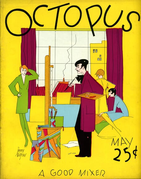 The May 1928 cover of the Octopus by James Watrous