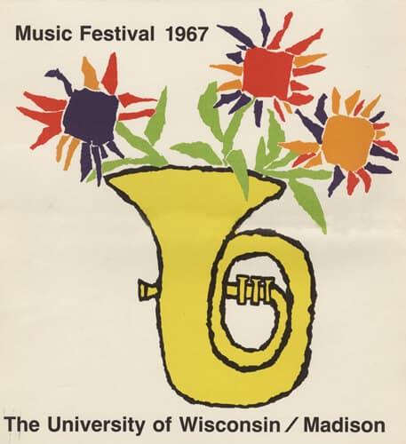 Music festival poster, 1967.