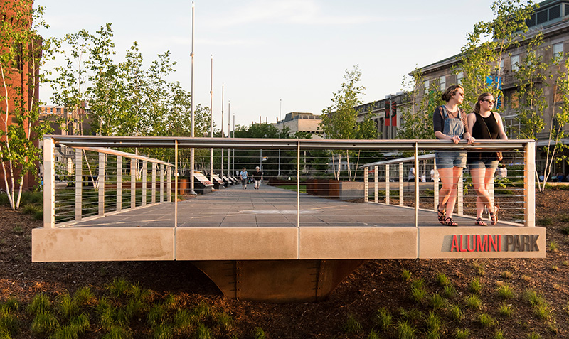 Alumni Park lookout
