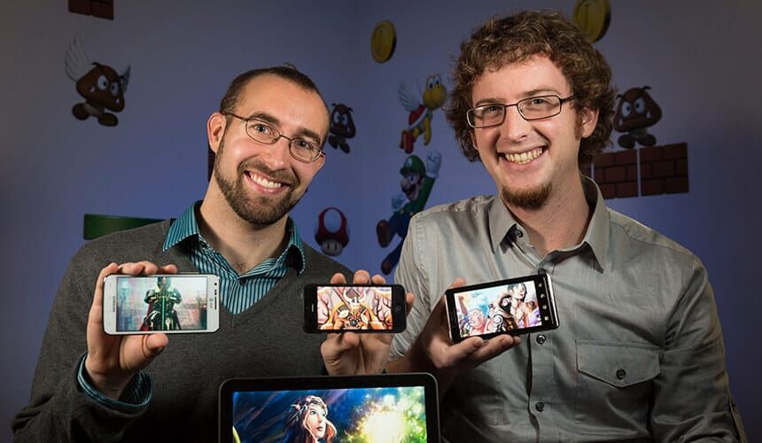 Parallel Kingdom is the first game that Justin Beck and Forrest Woolworth created at PerBlue, their mobile-gaming company.