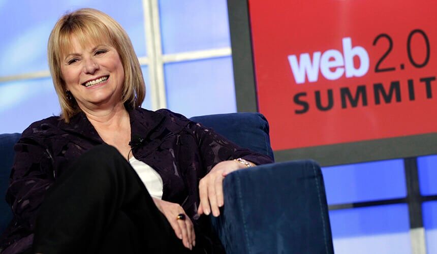 Carol Bartz during her appearance at the Web 2.0 Summit in San Francisco in 2010.