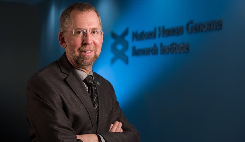 Photo by Ernesto del Aguila III, NHGRI. Photo of Eric Green.
