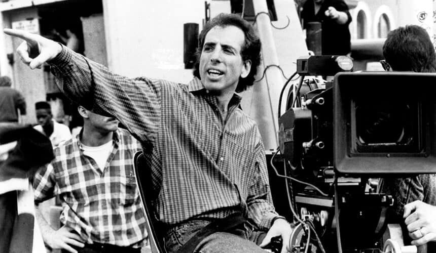 Jerry Zucker while directing "Ghost". (Image courtesy of Photofestnyc.com and Paramount Pictures.) Jerry Zucker while directing "Ghost".