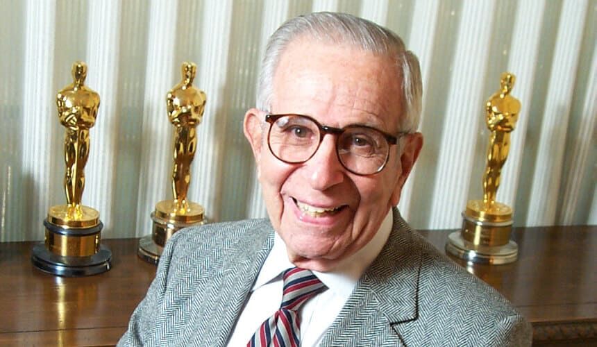 Walter Mirisch with awards.