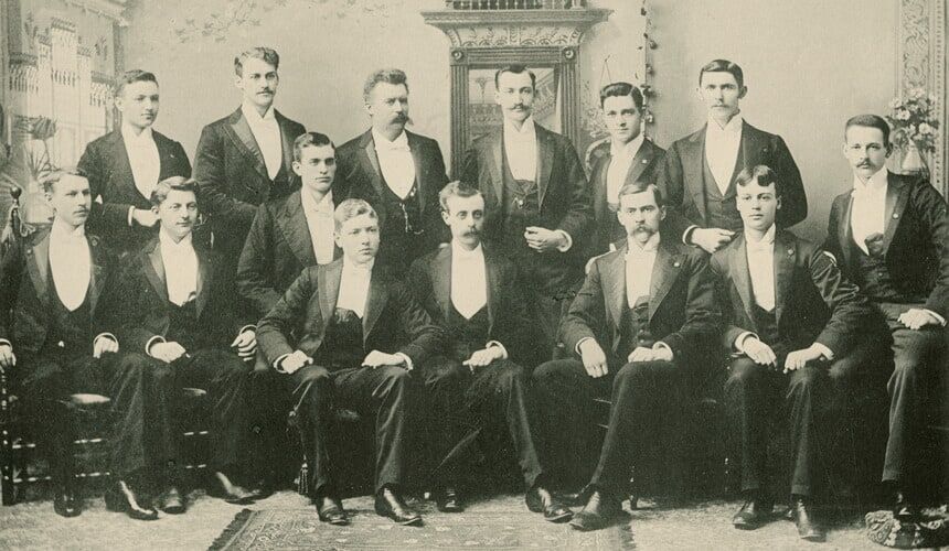 UW Glee Club 1892 (Image courtesy of UW Archives.) UW Glee Club 1892