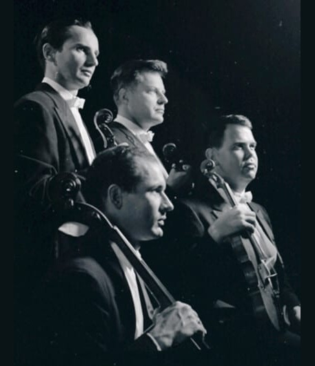 Pro Arte Quartet, c. 1961. (Image courtesy of UW Archives, #S17730.) Pro Arte Quartet, c. 1961.