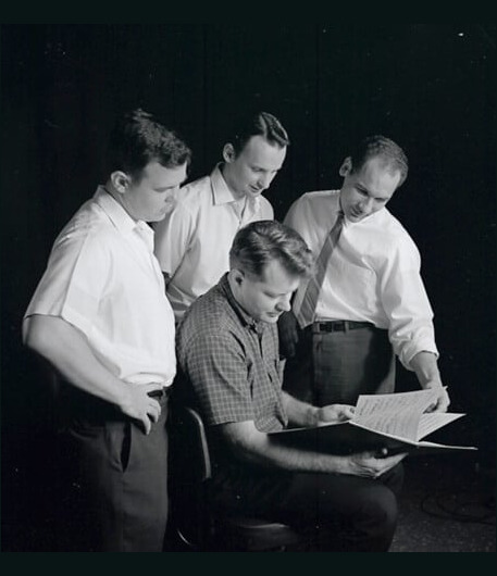Pro Arte Quartet, c. 1961. (Image courtesy of UW Archives, #S17728.) Pro Arte Quartet, c. 1961.