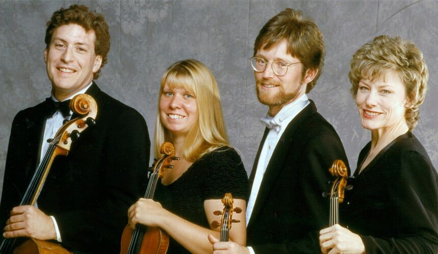 Pro Arte Quartet, c. 1995/96. (Image courtesy of UW Archives, #S17724.) Pro Arte Quartet, c. 1995/96.