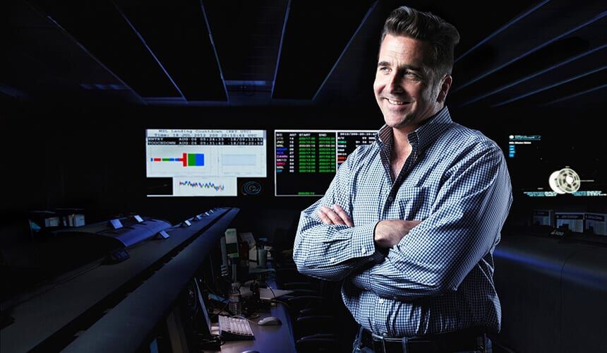 Adam Steltzner at a desk