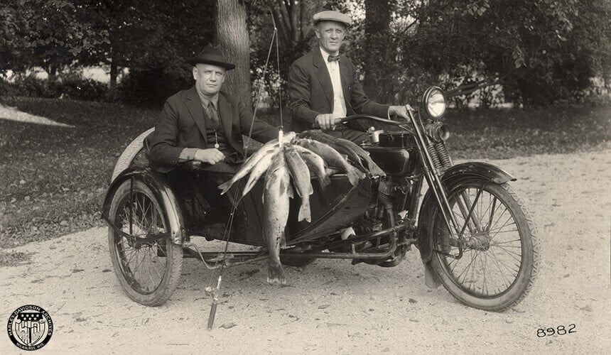 Motorcycles and fishing.
