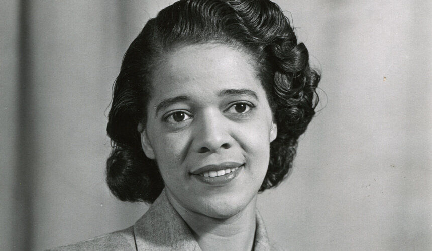 Image courtesy of the Wisconsin Historical Society, #51783. Portrait of Vel Phillips