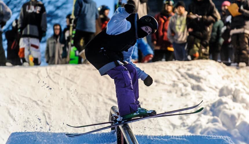 Hoofers Rail Jam (Image courtesy of University Communications.) Hoofers Rail Jam