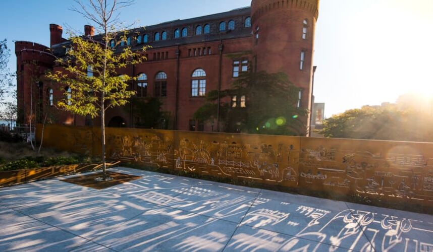 Photo of the Badger Pride wall. (Photo by Joseph Leute.)