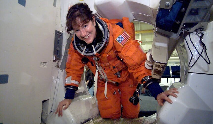 Clark participating in a mission training session.