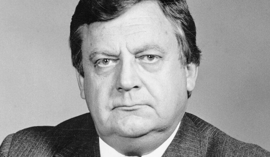 Lawrence Eagleburger is the only career Foreign Service Officer to have served as Secretary of State. (Image courtesy of UW Archives, #S17704.) Former secretary of state Lawrence Eagleburger