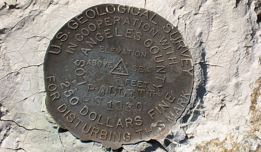Longs Peak Summit Marker