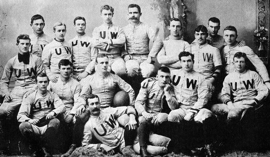 The second football team in school history, the 1890 team was the first to face Minnesota.