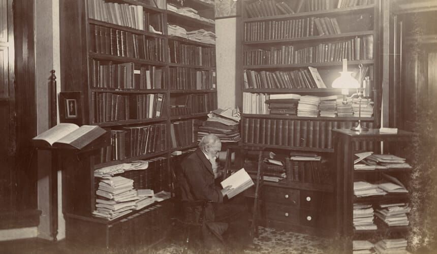James Butler, UW's first professor of Greek and Latin. (Image courtesy of the UW Archives, #S12847.) James Butler, UW's first professor of Greek and Latin.