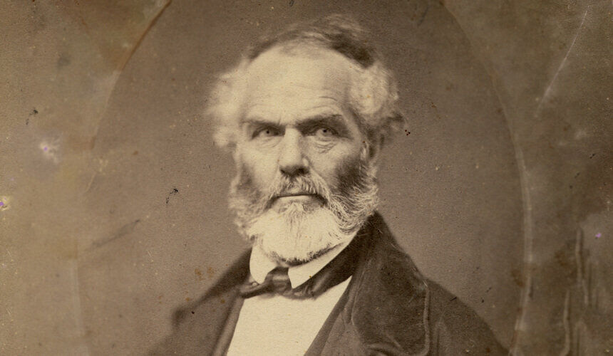 John Hiram Lathrop, UW's first chancellor. (Image courtesy of the UW Digital Collections.) John Hiram Lathrop, UW's first chancellor.