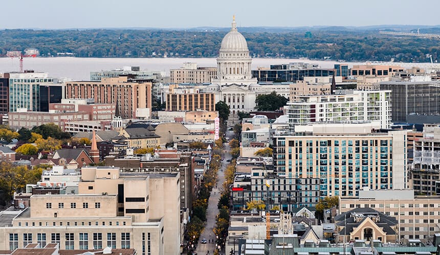 State Street leading to the capitol